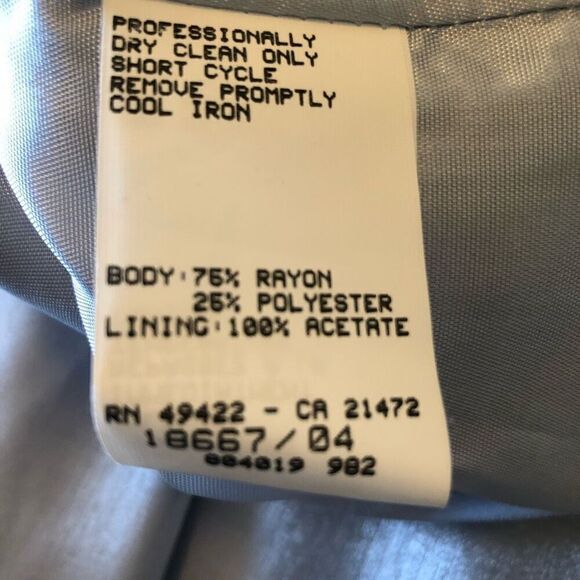 NEW Vintage Scott McClintock Ice Blue Shimmery Soft Girl A line Gown Size 10 NWT - Picture 10 of 14